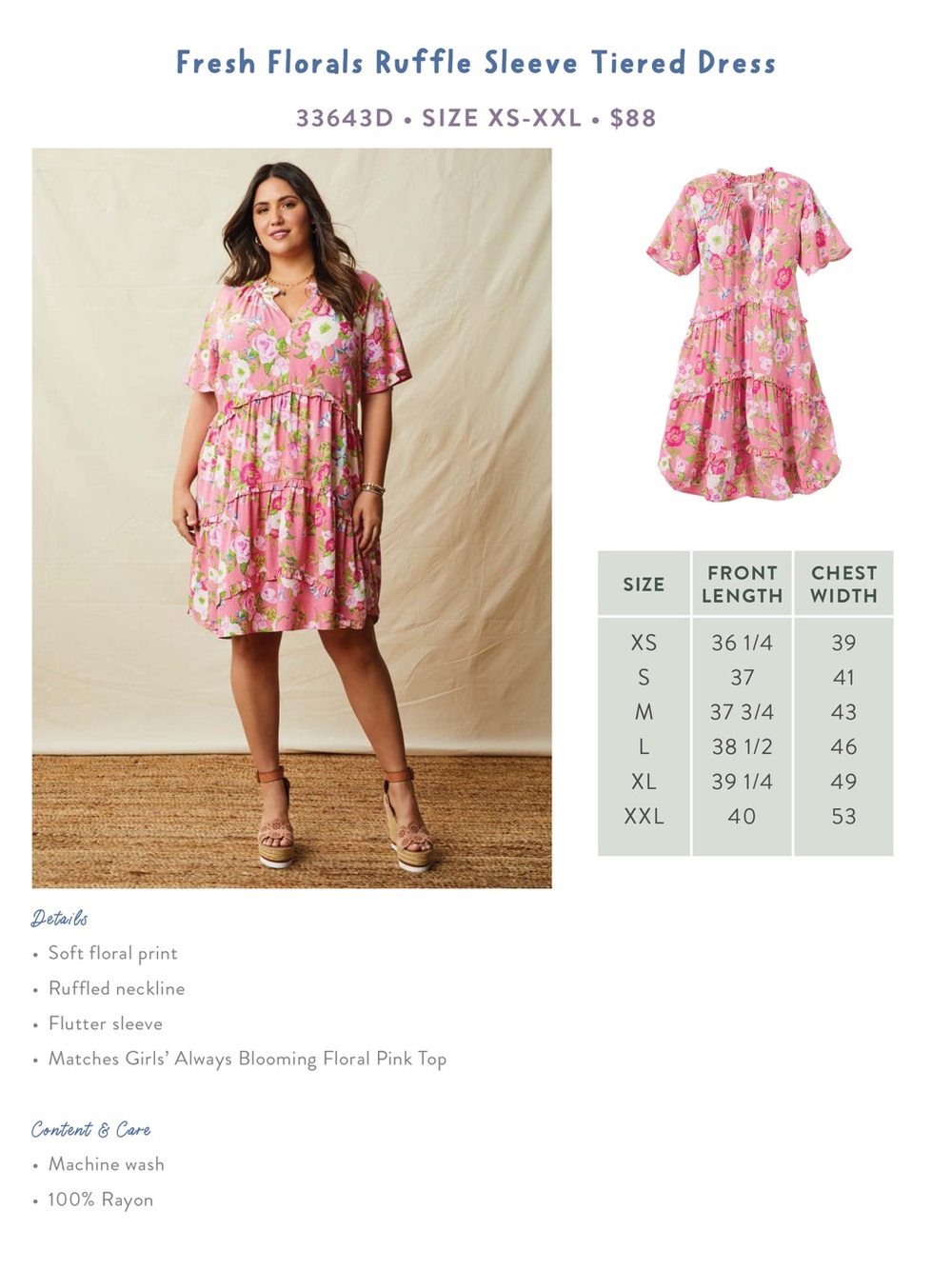 Matilda Jane Fresh Florals Women’s Dress